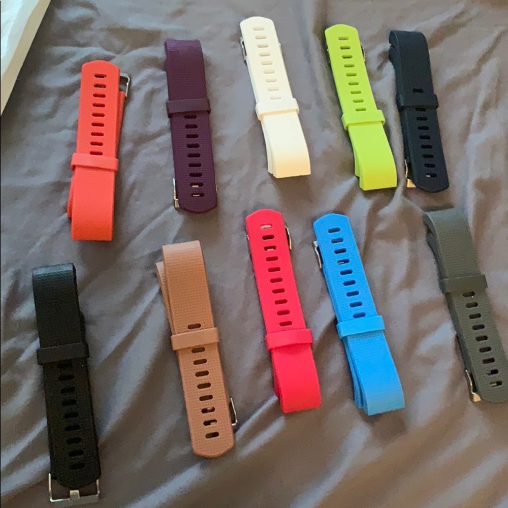NEW 10 Fitbit size small bands - can separate!